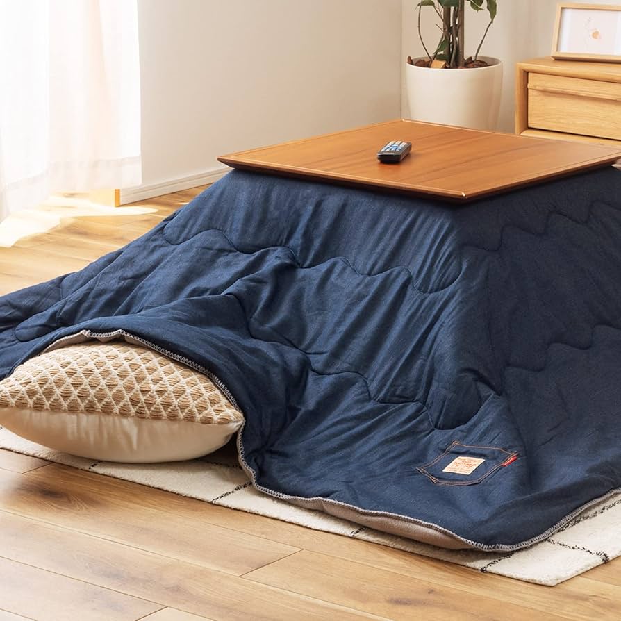 こたつ Kotatsu Amazon.co.jp: Kotatsu Futon, Square, 74.8 x 74.8 inches (190